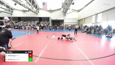 68-M lbs Round Of 32 - Corey Mattingly, Fisheye vs Kenyatta Brown Jr., Orchard South WC