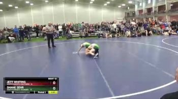 90 lbs Round 4 (6 Team) - Jett Whiting, South Dakota Lightning vs Shane Sehr, South Dakota Thunder