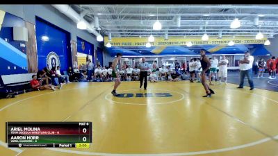 132 lbs Round 4 (8 Team) - Ariel Molina, Team Osceola Wrestling Club vs Aaron Horr, Viera Hammers