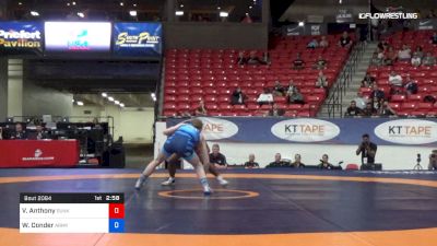 50 kg Semis - Victoria Anthony, Sunkist Kids Wrestling Club vs Whitney Conder, Army/WCAP