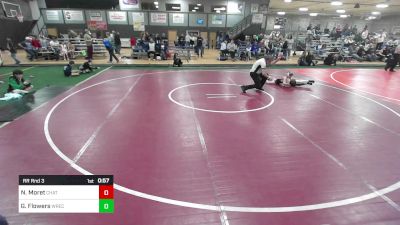 66 lbs Rr Rnd 3 - Nolan Moret, Chatfield Wrestling Club vs Gavin Flowers, Wrecking Crew