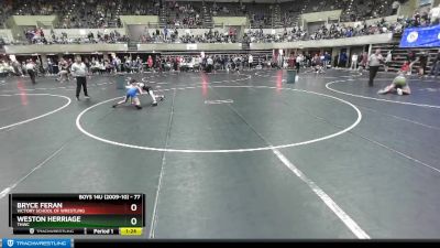 77 lbs Round 1 - Bryce Feran, Victory School Of Wrestling vs Weston Herriage, THWC