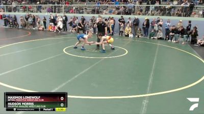 97 lbs X Bracket - Hudson Morris, Soldotna Whalers Wrestling Club vs Maximos Lonewolf, Bethel Freestyle Wrestling Club