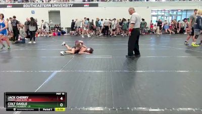 110 lbs Round 2 (4 Team) - Colt Daigle, Grapple Academy vs Jack Cherry, Finger Lakes Elite