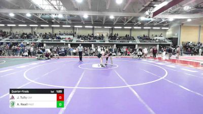 160 lbs Quarterfinal - Joseph Tully, Carver vs Andrew Reall, Ponaganset