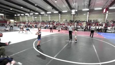 61 lbs 2nd Place - Bentley Newman, Illinois Valley Youth Wrestling vs Parker Vallot, Rawlins Wrestling Club