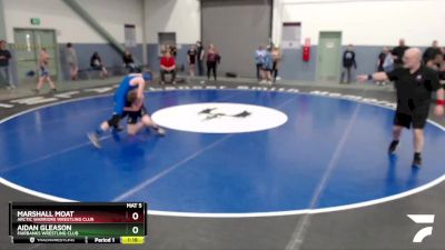 106 lbs Final - Aidan Gleason, Fairbanks Wrestling Club vs Marshall Moat, Arctic Warriors Wrestling Club