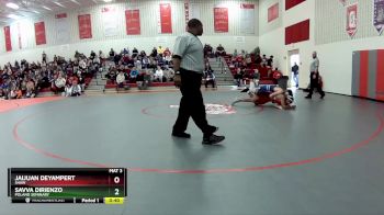 150 lbs 3rd Place Match - Jaijuan Deyampert, Shaw vs Savva DiRienzo, Poland Seminary