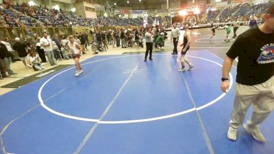 125 lbs Round Of 16 - Rocky Roybal, Blevins Middle School vs Ryder Reynolds, Pikes Peak Warriors