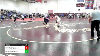 220 lbs Semifinal - Yael Garcia-Rodriguez, Windham vs Kaleb Arcouette, Stafford