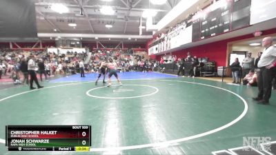 177 lbs Cons. Round 5 - Christopher Halket, Dublin High School vs Jonah Schwarze, Napa High School