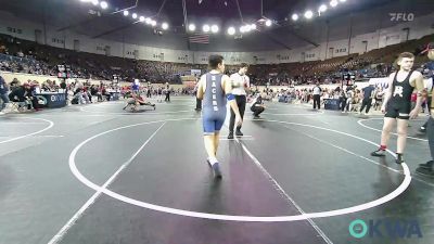 130 lbs Consi Of 8 #2 - Conner Jackson, Broken Arrow vs Ariel Solis, Newcastle Youth Wrestling