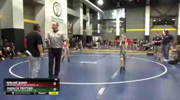 65 lbs Placement - Madilyn Trottier, Summit Wrestling Academy vs Emiline Barry, Nebraska Wrestling Academy