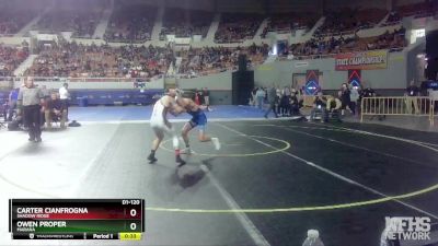 D1-120 lbs Cons. Semi - Owen Proper, Marana vs Carter Cianfrogna, Shadow Ridge