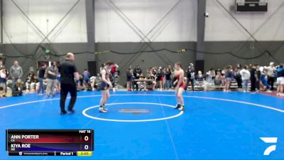 100 lbs Semifinal - Ann Porter, CA vs Kiya Roe, OR