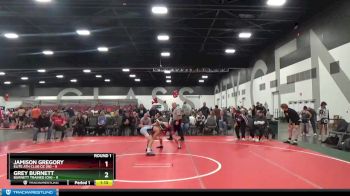 105 lbs Round 1 (8 Team) - Grey Burnett, Burnett Trained (OH) vs Jamison GREGORY, Elite Ath Club DZ (IN)