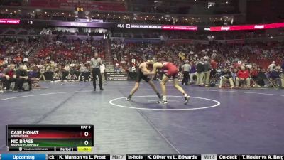 1A-113 lbs Quarterfinal - Case Monat, North Tama vs Nic Brase, Nashua-Plainfield