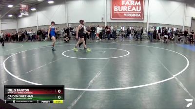 113 lbs Quarterfinal - Mills Banton, River City Wrestling LLC vs Caiden Sheehan, Oakton Wrestling Club