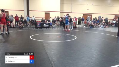 86 kg Rnd Of 32 - Lucas Condon, California vs Samuel Goin, Indiana RTC