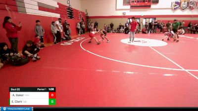 89-94 lbs Round 1 - Aidan Baker, Prosser Wrestling Academy vs Eagle Clark, Toppenish Bad Boy