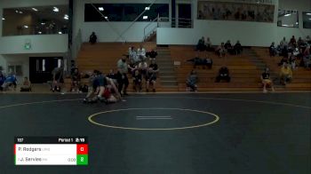 197 lbs Semifinal - Jack Servies, Marian University (IN) vs Phoenix Rodgers, Indianapolis