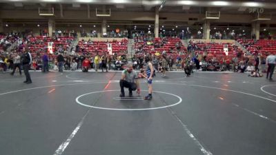 61 lbs Cons. Round 3 - Champ Breeden, WR - Topeka Blue Thunder vs Harrison Fagan, Mulvane Wrestling Club