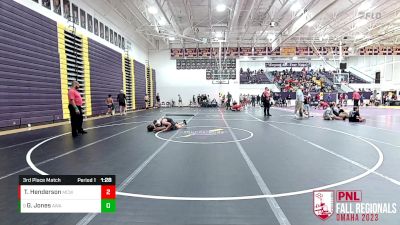 121B 3rd Place Match - George Jones, Askren Wrestling Academy vs Ty Henderson, Maurer & Coughlin Wrestling Club