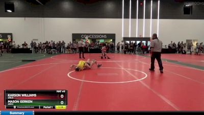 95 lbs Semifinal - Mason Gerken, ARCH vs Karson Williams, UNLO