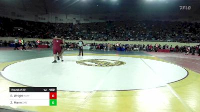 Round Of 32 - Sam Wright, Tuttle vs Zavion Mann, Clinton, Ok