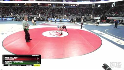 I-138 lbs Semifinal - Joseph Tornambe, Yorktown vs Amir Avazov, James Madison