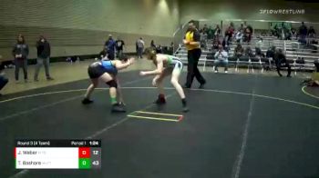 125 lbs Round 3 (4 Team) - Tyler Bashore, Michigan Mutts vs Jayden Weber, MI Pitbulls