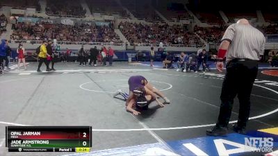 D1-126 lbs Cons. Semi - Jade Armstrong, Sunnyside H.S. vs Opal Jarman, Mesa