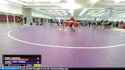 145 lbs Cons. Round 4 - Casey Jackson, Fremont Warriors Wrestling Club vs Sonny Lora-torres, California