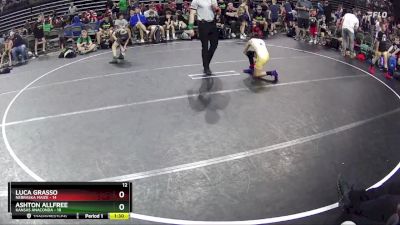 80 lbs Round 5 (6 Team) - Ashton Allfree, Kansas Anaconda vs Luca Grasso, Nebraska Maize