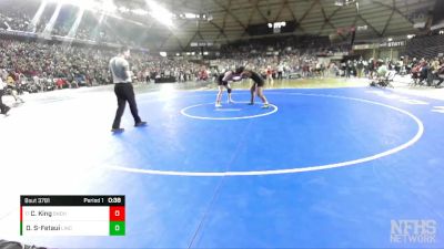 3A 220 lbs Cons. Round 5 - Connor King, Snohomish vs Dre Tarrant Sio-Fetaui, Lincoln (Tacoma)