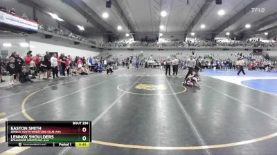 65 lbs Cons. Round 4 - Easton Smith, Seneca Youth Wrestling Club-AAA vs Lennox Shoulders, Bonhomme Wrestling-AAA 