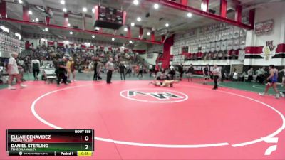 152 lbs Semifinal - Elijah Benavidez, Paloma Valley vs Daniel Sterling, Temecula Valley