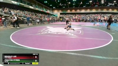 113 lbs Champ. Round 1 - Bradley Lee, Casa Roble vs Preston Myren, Kelso