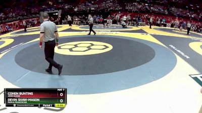 D2-165 lbs Cons. Round 2 - Cohen Bunting, John Glenn vs Devin Shaw-Mason, Padua Franciscan