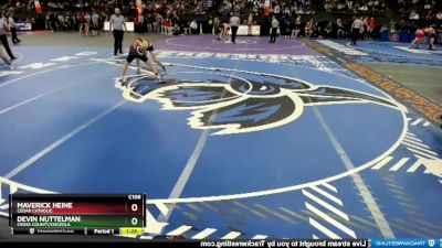 Quarterfinal - Devin Nuttelman, Cross County/Osceola vs Maverick Heine, Cedar Catholic