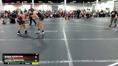 130 lbs Round 4 (8 Team) - Shawn Verdecchio, PA Alliance vs Kayden Harrington, Terps Xpress