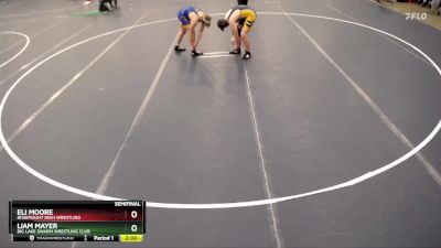 190 lbs Semifinal - Liam Mayer, Big Lake Swarm Wrestling Club vs Eli Moore, Rosemount Irish Wrestling