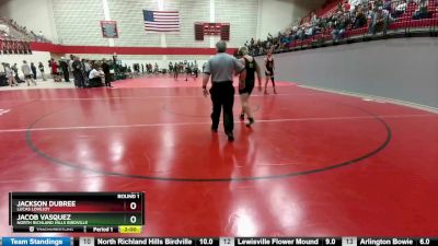 215 lbs Round 1 - Jacob Vasquez, North Richland Hills Birdville vs Jackson Dubree, Lucas Lovejoy