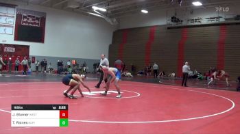 165 lbs Consi Of 8 #2 - Jack Blumer, West Virginia vs Ty Raines, Buffalo