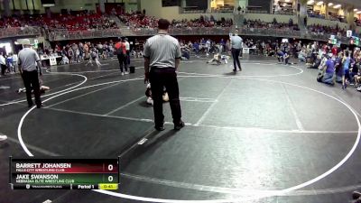 75 lbs Champ. Round 2 - Jake Swanson, Nebraska Elite Wrestling Club vs Barrett Johansen, Falls City Wrestling Club