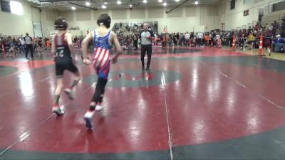 95 lbs Cons. Round 2 - Peyton Barrick, Tri-Valley Mustangs vs Bradley Green, Farmington