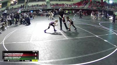 58 lbs Quarterfinal - Kirsten Kingsley, Battle Creek Brave Elite vs Aaliyah Dominguez, Scottsbluff Wrestling Club