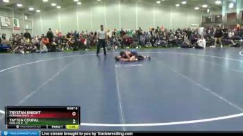 115 lbs Round 3 (6 Team) - Tayten Coufal, Iowa Gold vs Trystan Knight, Montana White
