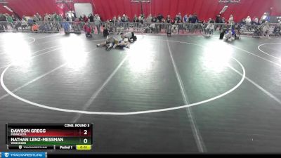 175 lbs Cons. Round 3 - Nathan Lenz-Messman, Wisconsin vs Dawson Gregg, Minnesota