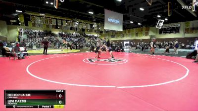 106 lbs Champ. Round 3 - Hector Cahue, Carlsbad vs Levi Mazzei, Frontier